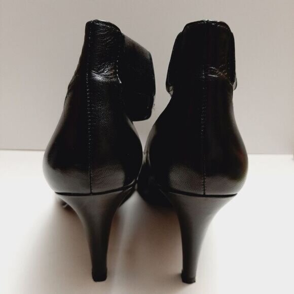 NINE WEST PrepSchool Ankle Strap Pointy Toe High Heel Pumps Black Sz 8.5 M - Picture 11 of 16